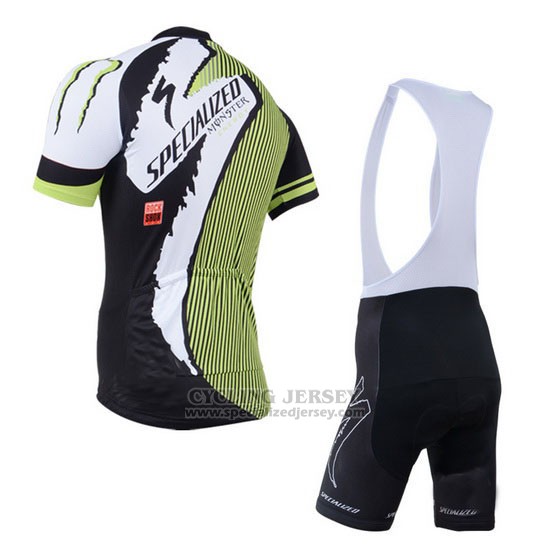 Men's Specialized RBX Comp Cycling Jersey Bib Short 2014 Black Green
